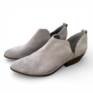 Joie Rowen Low Cut Ankle Booties, Taupe Leather, Women's 10
